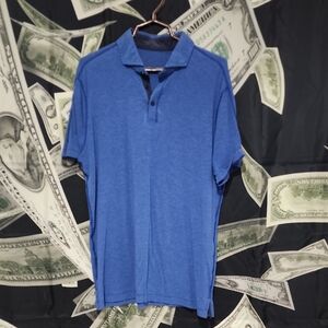 Lululemon Athletica Vibrant Blue Polo Shirt
